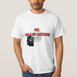 Silhouette Stress Head and Quote T-Shirt