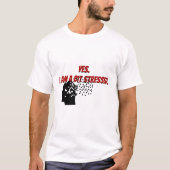Silhouette Stress Head and Quote T-Shirt (Vorderseite)