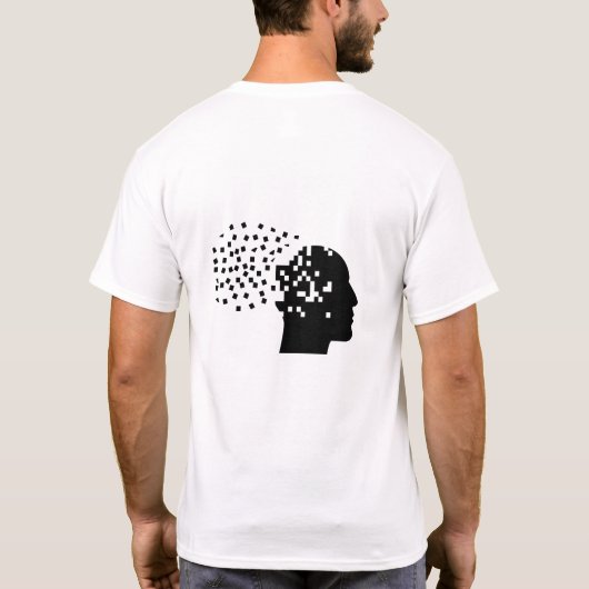 Silhouette Stress Head and Quote T-Shirt (Rückseite)