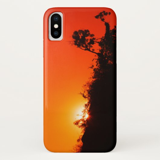 Silhouette Sunset Case-Mate iPhone Hülle (Rückseite)