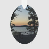 Silhouette Sunset Ornament (Vorderseite)