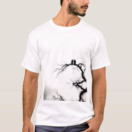 🕊️ 🌳 Silhouette 🌳 🕊️ T-Shirt