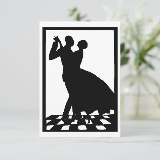 Silhouette Tanzcing in the dark (Stehend Vorderseite)