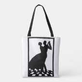 Silhouette Tanzcing in the dark Tasche (Rückseite)