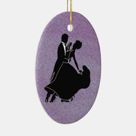 Silhouette-Tänzer Keramikornament (Rechts)