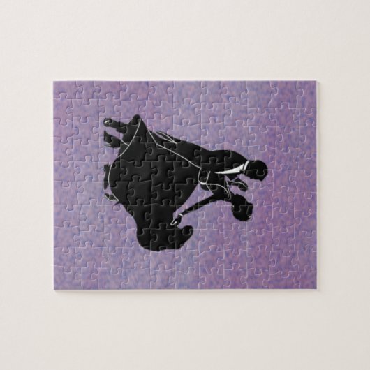 Silhouette-Tänzer Puzzle (Horizontal)