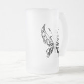 Silhouette-Tasse Mattglas Bierglas (VorderseiteRechts)