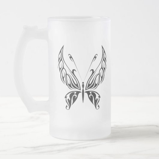 Silhouette-Tasse Mattglas Bierglas (Links)