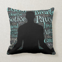 Silhouette-Throw-Kissen