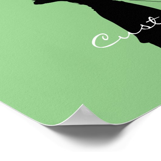 Silhouette Thunder_Cove Poster (Ecke)