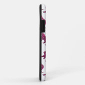 Silhouette Tiger Rosa und Schwarz Case-Mate iPhone Hülle (Hinten/Rechts)