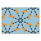 Silhouette Tischnummer (Rückseite)