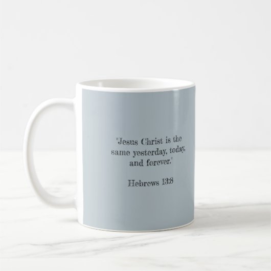 Silhouette Tree in Misty Field Kaffeetasse (Links)