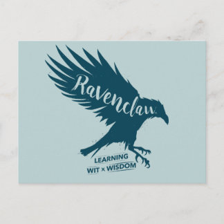 Silhouette-Typografie Harry Potter | RAVENCLAW™ Postkarte
