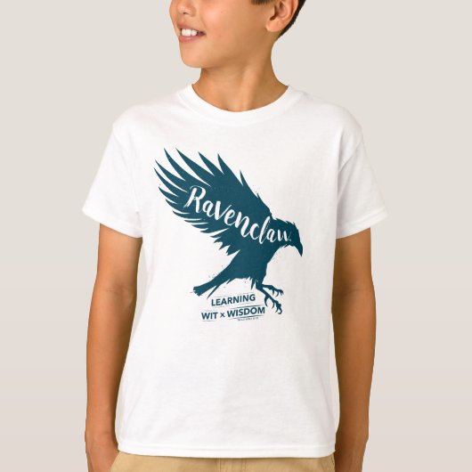 Silhouette-Typografie Harry Potter | RAVENCLAW™ T-Shirt (Vorderseite)