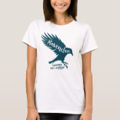 Silhouette-Typografie Harry Potter | RAVENCLAW™ T-Shirt (Vorderseite)