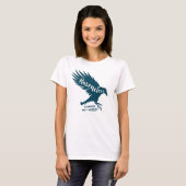 Silhouette-Typografie Harry Potter | RAVENCLAW™ T-Shirt (Vorne ganz)