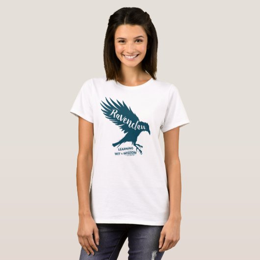 Silhouette-Typografie Harry Potter | RAVENCLAW™ T-Shirt (Vorne ganz)