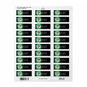 Silhouette überqueren; Glühen (Vorne)