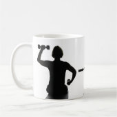 Silhouette-Übungs-Tasse Lisas Carusone Tasse (Links)