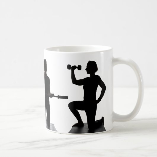 Silhouette-Übungs-Tasse Lisas Carusone Tasse (Rechts)