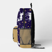 Silhouette Unicorns Bedruckter Rucksack (Rechts)