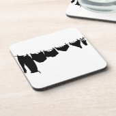 Silhouette Untersetzer (Linke Seite)