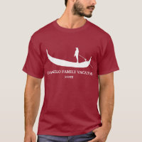 Silhouette Venice Gondola Personalisierte Zolltari