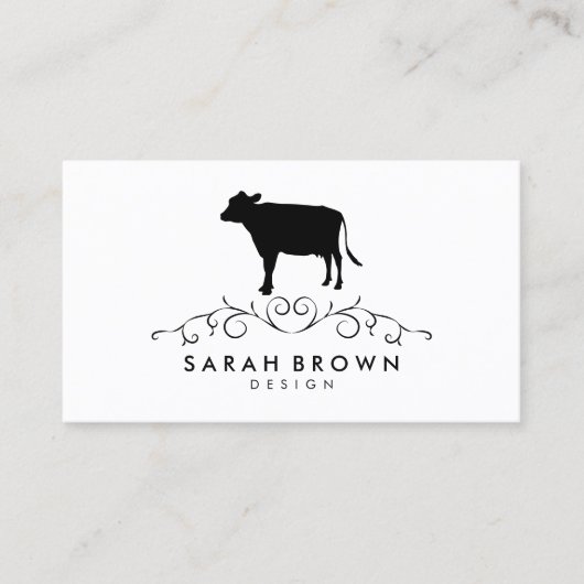 Silhouette Visitenkarte (Vorderseite)