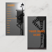 Silhouette Visitenkarte (Vorne/Hinten)