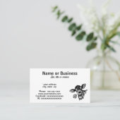 Silhouette Visitenkarte (Stehend Vorderseite)