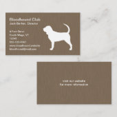 Silhouette Visitenkarte (Vorne/Hinten)