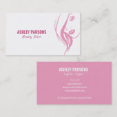 Silhouette Visitenkarte (Vorne/Hinten)