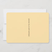 Silhouette Vollmond Segeln Geburtstag Einladung (Rückseite)