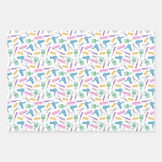 Silhouette von Barbertools Geschenkpapier Set (Vorderseite 3)