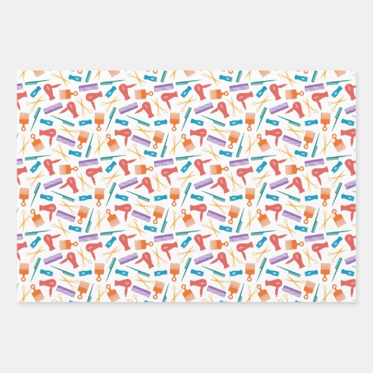 Silhouette von Barbertools Geschenkpapier Set (Vorderseite 2)