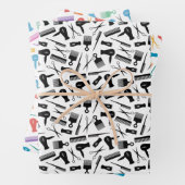 Silhouette von Barbertools Geschenkpapier Set (Beispiel)