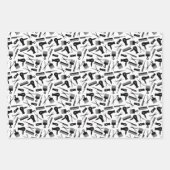 Silhouette von Barbertools Geschenkpapier Set (Vorderseite)