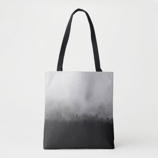 SILHOUETTE VON BÄUMEN MIT LEBENSMITTELN TASCHE (Vorderseite)