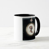 Silhouette von Cassandra Austen, c.1809 Tasse (VorderseiteRechts)
