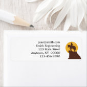 Silhouette von Cowboy-Reitpferd bei Sonnenuntergan (Insitu)