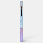 Silhouette von Einhorn (blau gestrichen) Case-Mate iPhone Hülle (Hinten/Links)