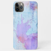 Silhouette von Einhorn (blau gestrichen) Case-Mate iPhone Hülle (Rückseite)
