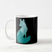 Silhouette von Focken bei der Waldtierjagd Kaffeetasse (Links)