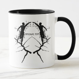 Silhouette VON MÄNNERN Tasse