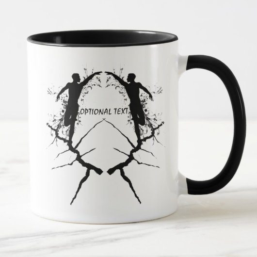 Silhouette VON MÄNNERN Tasse