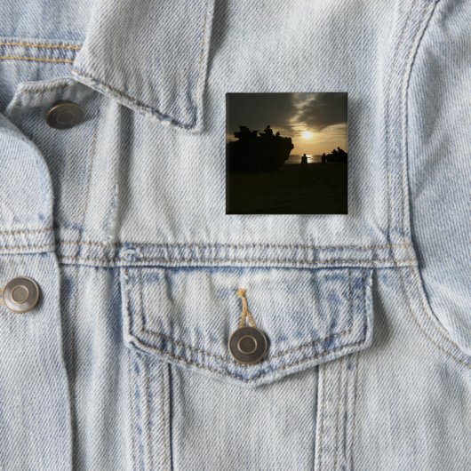 Silhouette von Marinen Button (Beispiel)