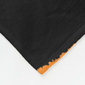 Silhouette von Motorcross-Rennfahrern Fleece Blank (Ecke)