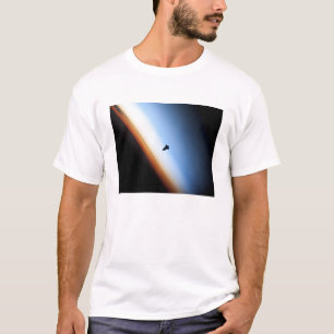 Silhouette von Raumshuttle Bemühung T-Shirt