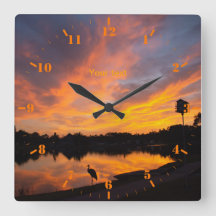 Silhouette von Sandhill-Kranen bei Sonnenuntergang